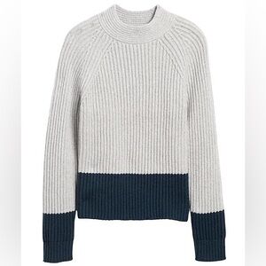 Banana Republic Chunky Ribbed Color Block Sweater